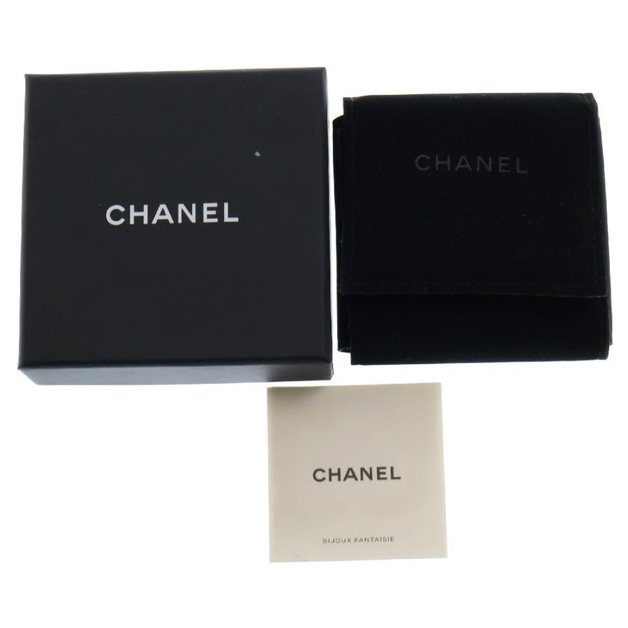 CHANEL（シャネル） ロゴ バレッタ ヘアピン ブラック×ゴールド GP