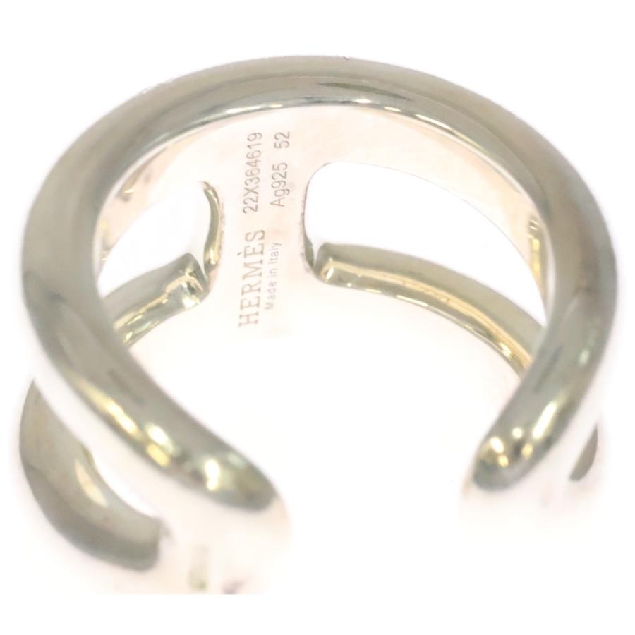 新品 HERMÈS エルメス オスモズ シルバー リング 希少 PM54 新品未使用 レア HERMES エルメス オスモズ リング PM 54 シルバー