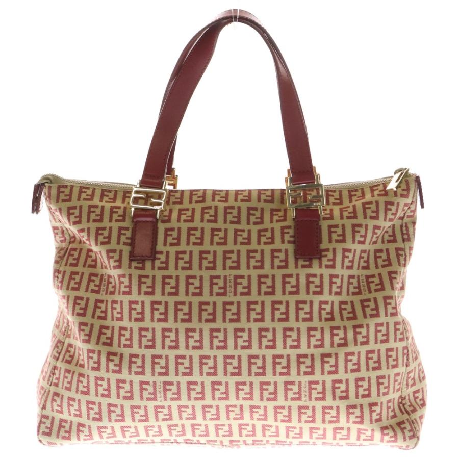 FENDI（フェンディ） ズッキーノ トートバッグ ハンドバッグ ベージュ