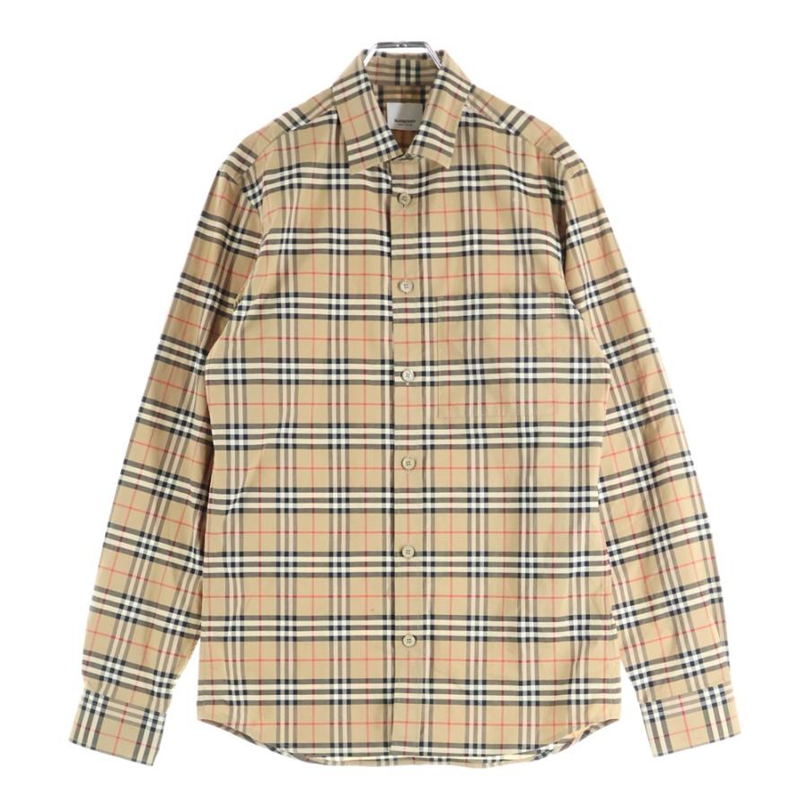 BURBERRY（バーバリー） ノバチェック総柄 コットン 長袖シャツ