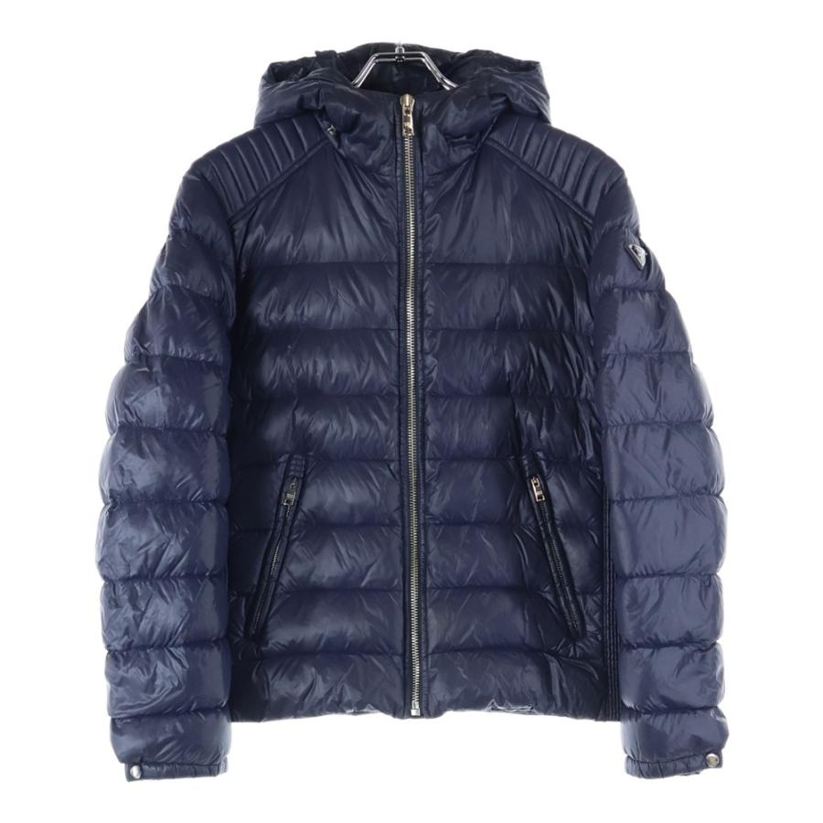 PRADA プラダ ナイロンジャケット アウター 三角ロゴ ネイビー PRADA（プラダ） 20AW トライアングルロゴプレート ナイロン