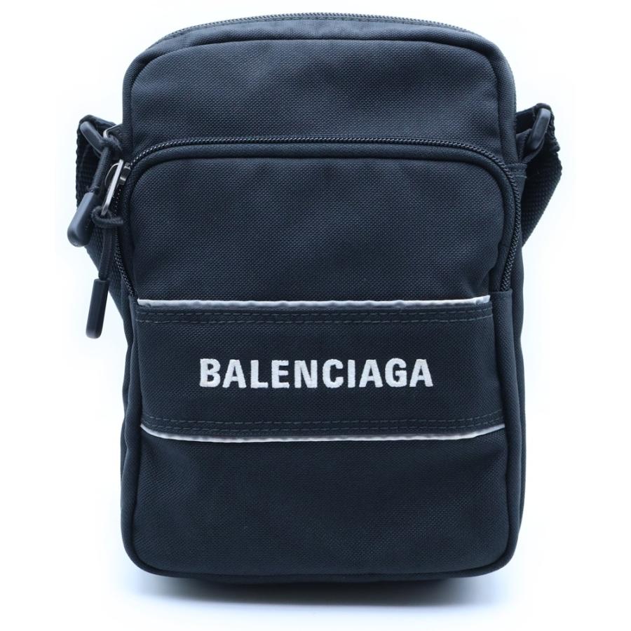 BALENCIAGA（バレンシアガ） ロゴ刺繍 ナイロンキャンバス ショルダー