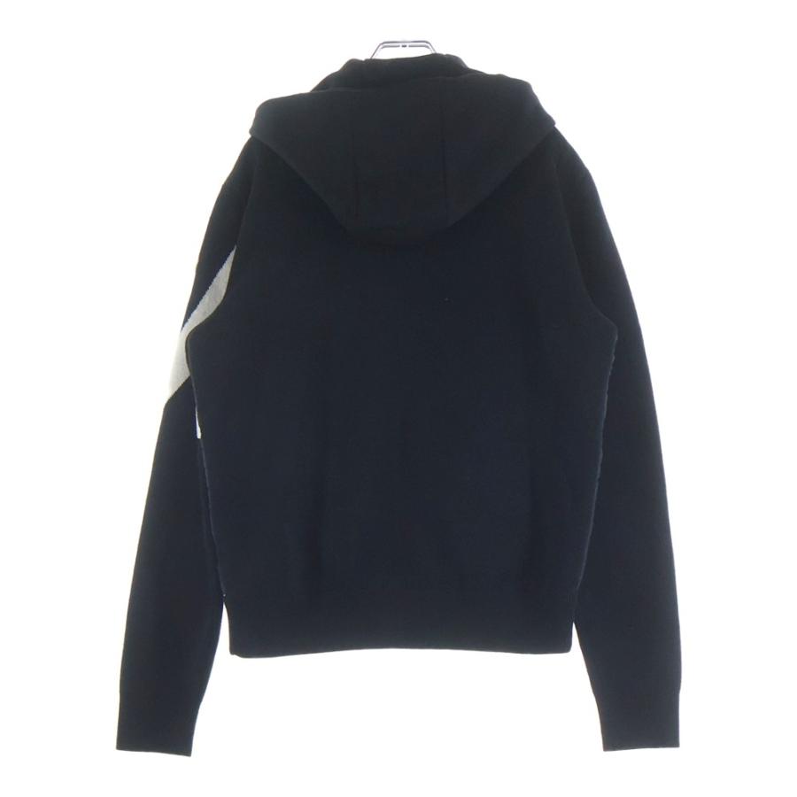 MONCLER（モンクレール） アームロゴ ニット切替 フーデッドダウン