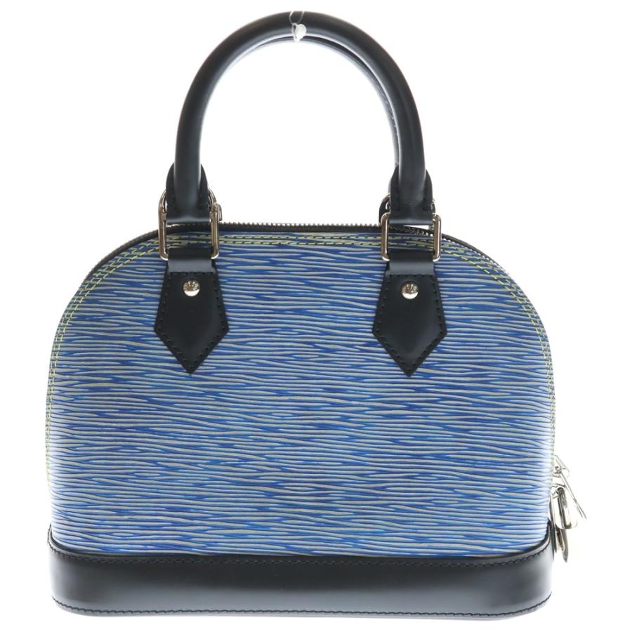 LOUIS VUITTON ルイヴィトン エピ デニム アルマBB レザー 2WAY ハンド ショルダーバッグ シルバー金具 ブルー/ブラック M41437 LOUIS VUITTON（ルイ・ヴィトン） エピ デニム アルマBB レザー 2WAY
