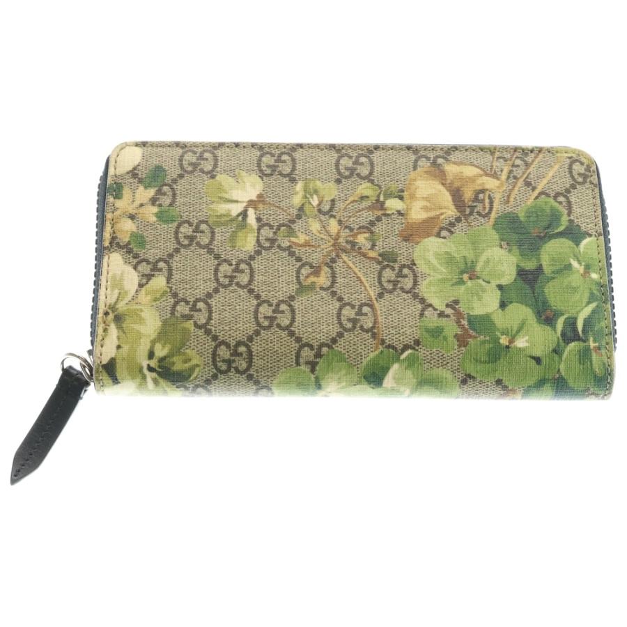 GUCCI（グッチ） GGスプリーム ラウンドファスナー 長財布 ロング 