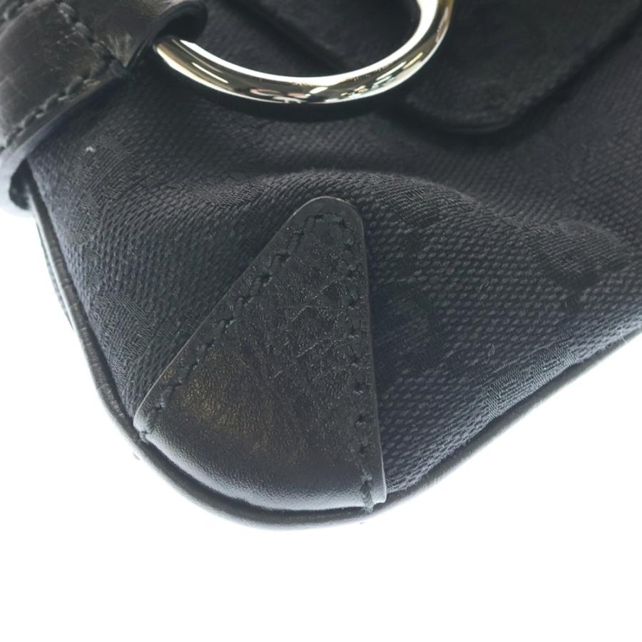 GUCCI（グッチ） GGキャンバス ホースビット キャンバス レザー 
