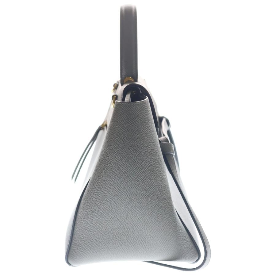 （極美品）セリーヌ　ベルトバッグ マイクロ2way　グレー CELINE（セリーヌ） ベルトバッグ マイクロ 2WAYバッグ ハンドバッグ