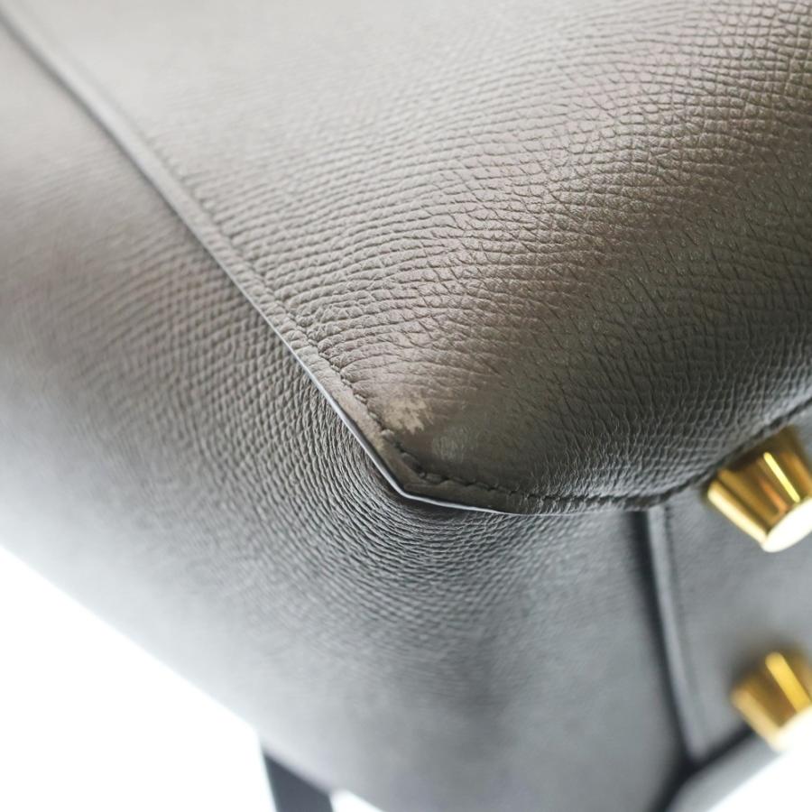 【価格改定】美品『USED』 CELINE セリーヌ ベルトバッグ マイクロ 2WAY 保存袋有 ショルダーバッグ レザー グレー【中古】 CELINE - ☆美品☆CELINE マイクロ ベルトバッグ 2wayバッグ グレー