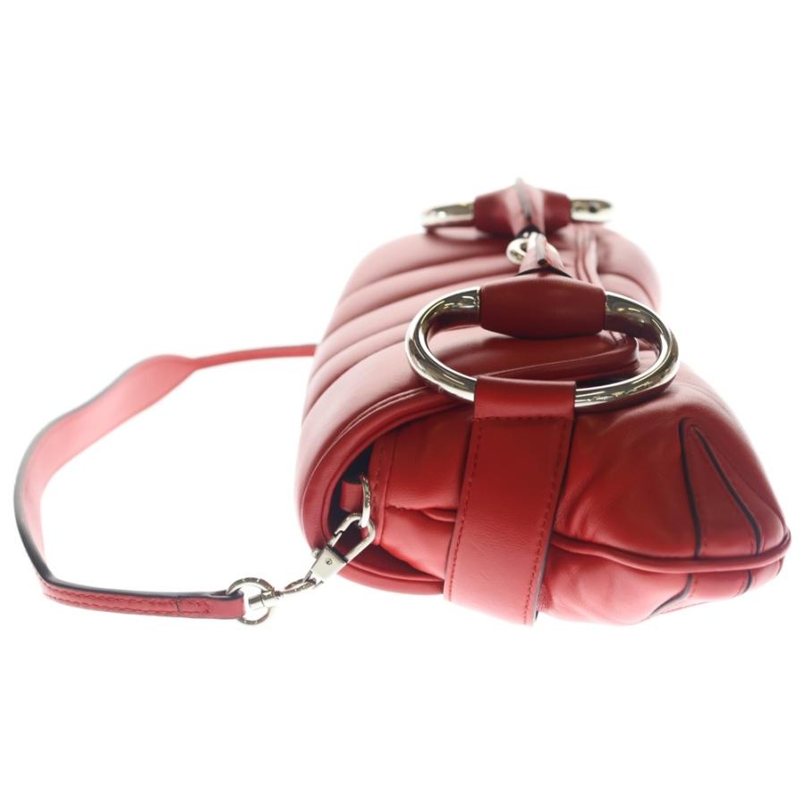 GUCCI（グッチ） ホースビット チェーンショルダーバッグ レッド