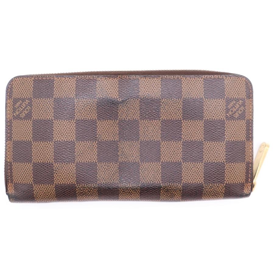 LOUIS VITTON ルイ ヴィトン 長財布 折り財布ブラウン ダミエ LOUIS VUITTON（ルイ・ヴィトン） ダミエ ラウンドファスナー