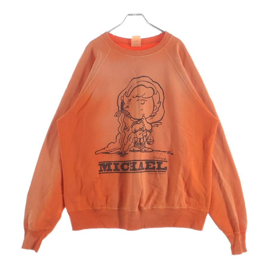 セントマイケル スウェトトレーナー SAINT MICHAEL セントマイケル 23AW スヌーピー クルーネック