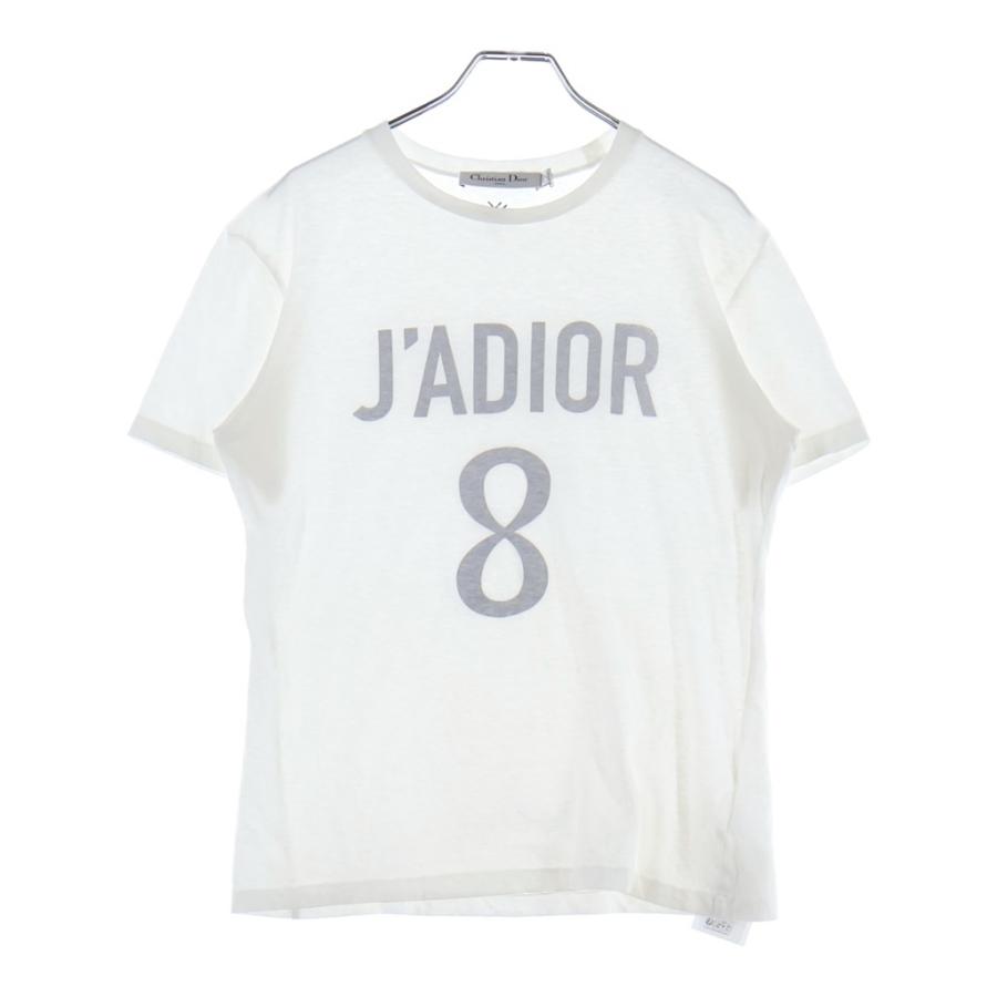 Christian Dior - クリスチャンディオール J‘ADIOR 8 Tシャツ カットソー 半袖 白 M Christian Dior（クリスチャン・ディオール） J'ADIOR 8 ロゴ 半袖T