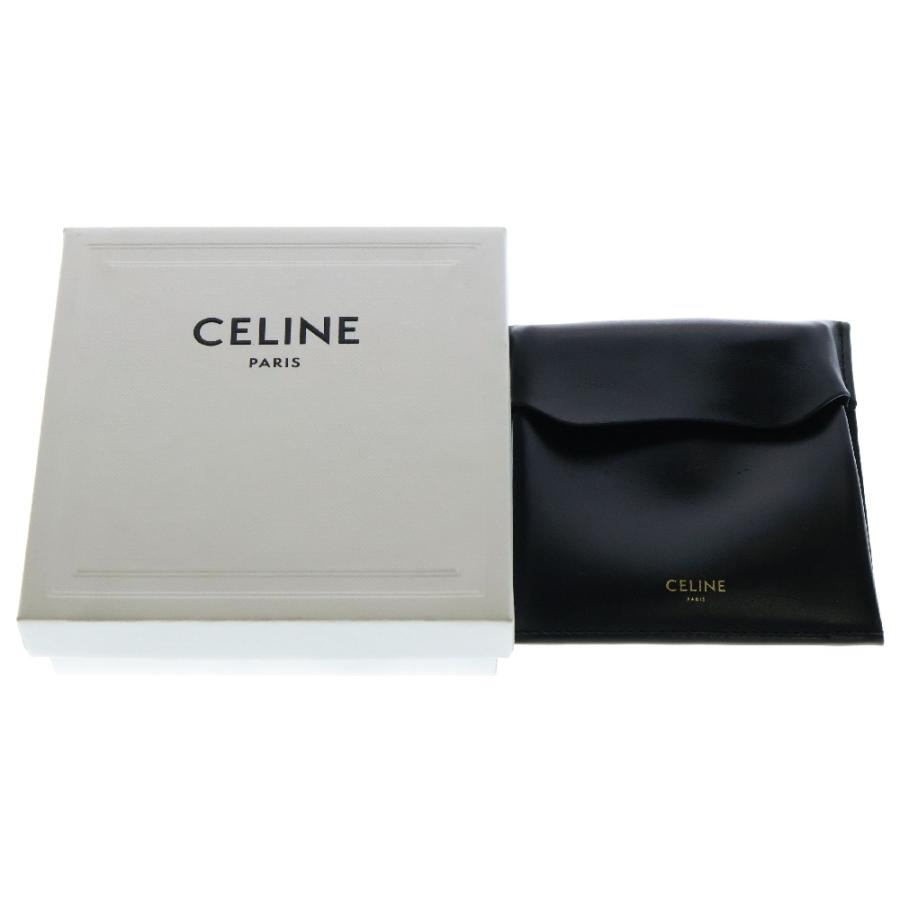 ゆうきCELINE フープピアス　　　　　 (片耳用) 箱・説明書付き CELINE（セリーヌ） フープ ピアス ゴールド×ホワイト 片耳 : BRING