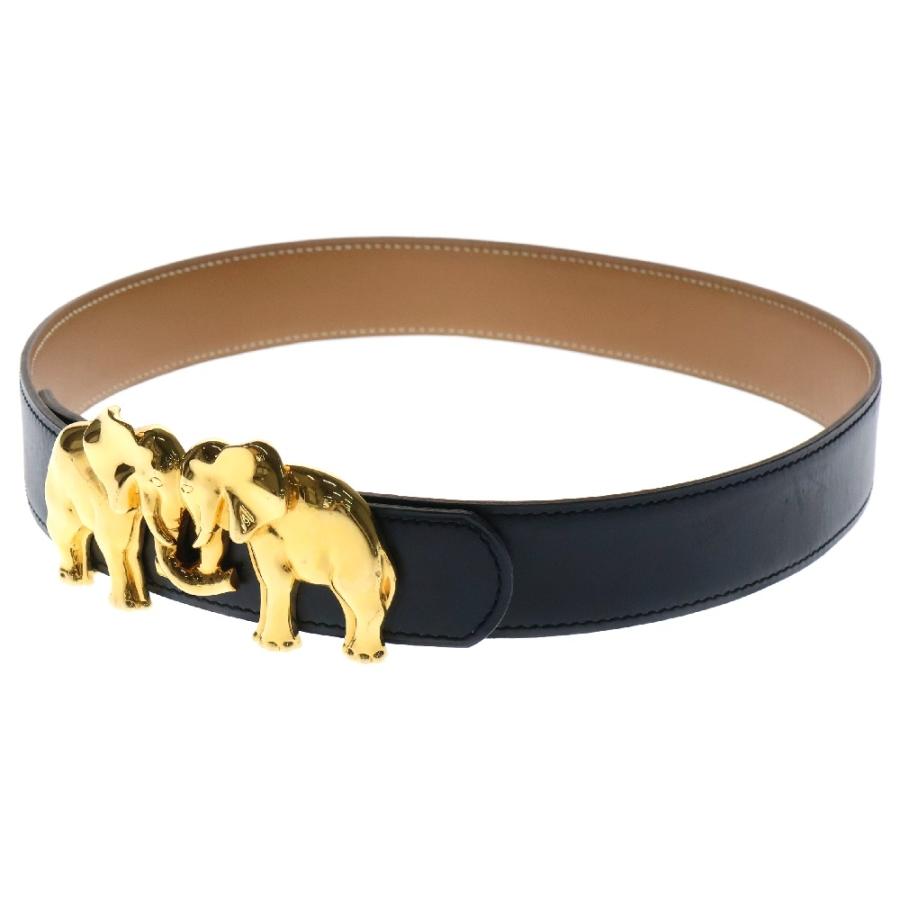 HERMES（エルメス） ベルト バックル ボックスカーフ アニマルモチーフ