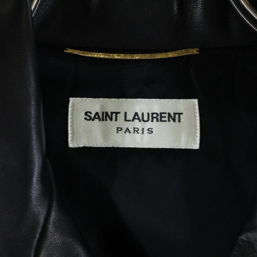 サンローランパリ 16AW L17 クラシック モーターサイクル ラムスキン