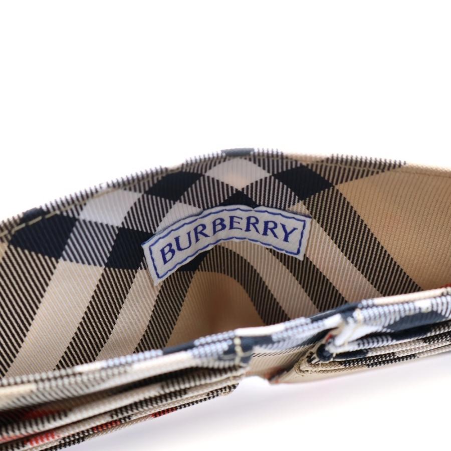 BURBERRY　バーバリー　バイフォールド　ウォレット　キャンバスチェック チェック バイフォールドウォレット (アーカイブベージュ