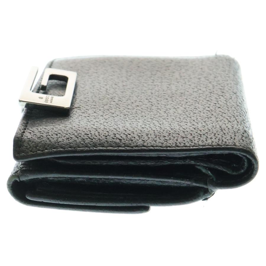 GUCCI（グッチ） Gクリップ レザーコンパクトウォレット 二つ折り財布