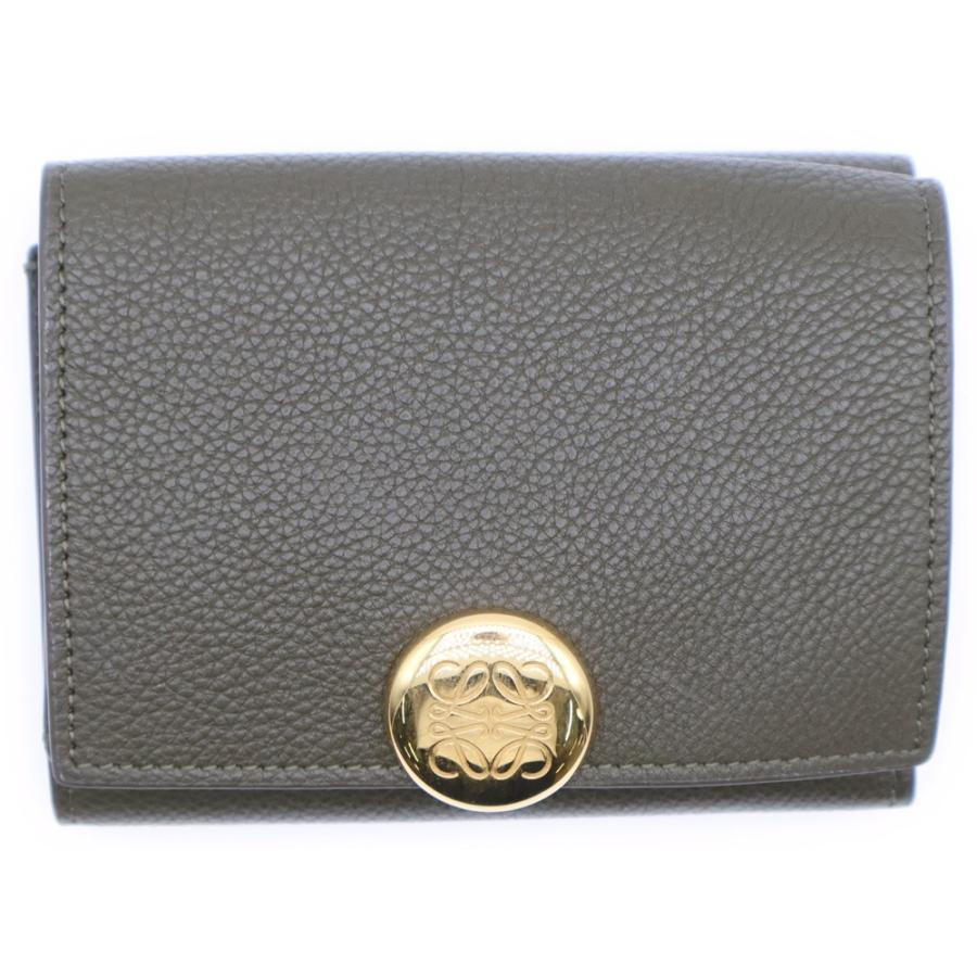 LOEWE（ロエベ） ペブル アナグラム トライフォールドウォレット