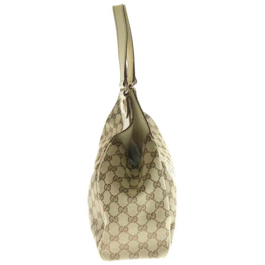 GUCCI グッチ GGキャンバス トートバッグ ハンドバッグ ベージュ