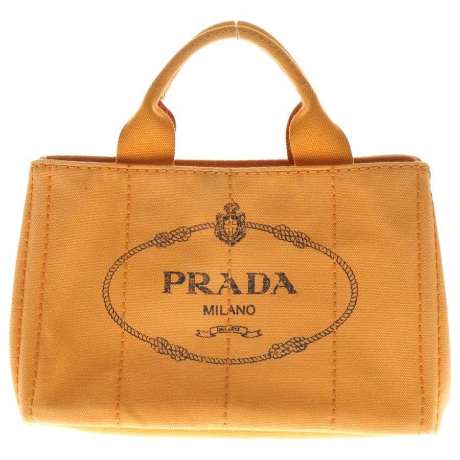 美品 PRADA プラダ 三角プレート ハンドバッグ ゴールド PRADA（プラダ） 三角ロゴプレート ハンドバッグ ネイビー ゴールド