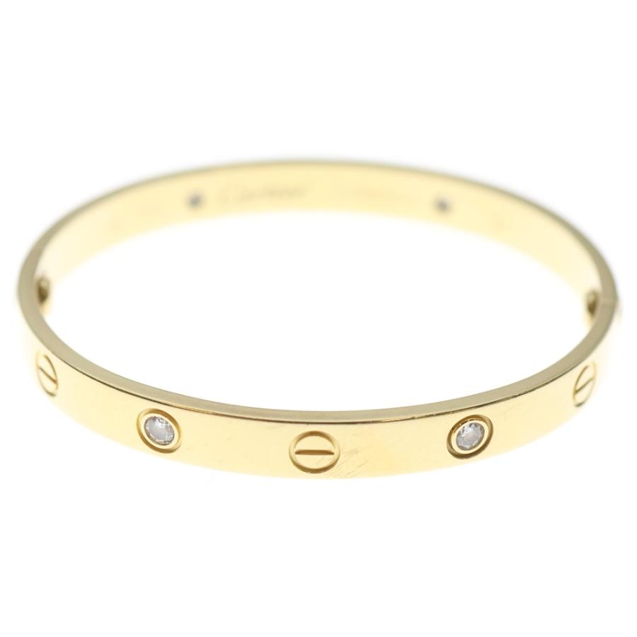 Cartier（カルティエ） ラブ ブレス 4Pダイヤ ブレスレット バングル