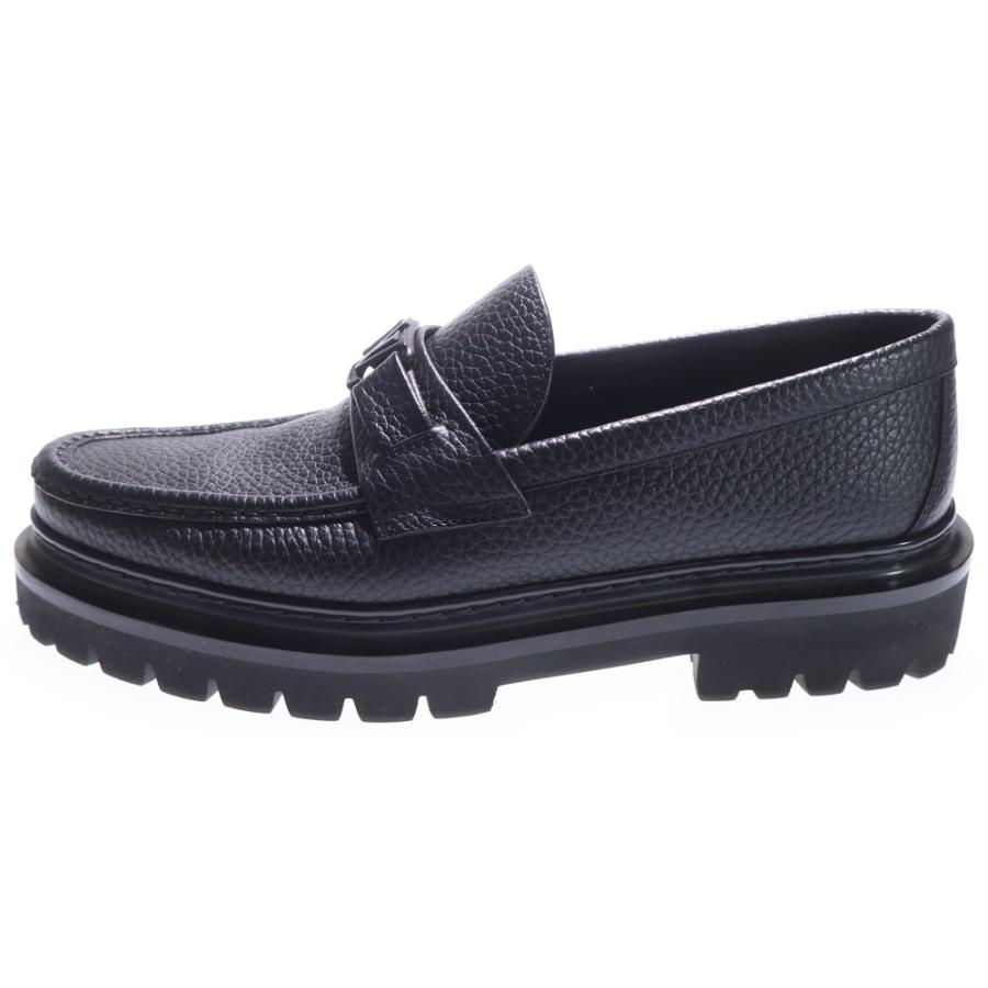 【良品】LOUIS VUITTON ルイヴィトン パンプス ローファー レザー LOUIS VUITTON（ルイ・ヴィトン） メジャー LVロゴプレート レザー