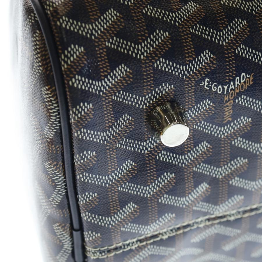 GOYARD（ゴヤール） クロワジュール 50 ネイビーブルー PVC×レザー