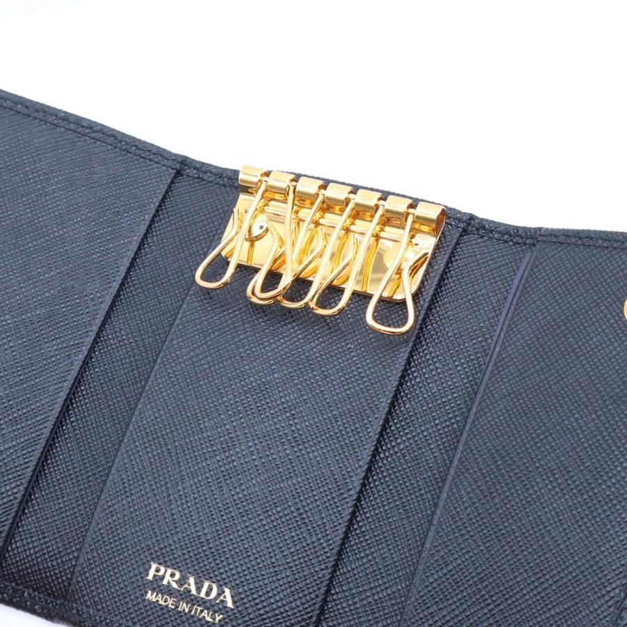 PRADA（プラダ） サフィアーノ リボン 6連キーケース
