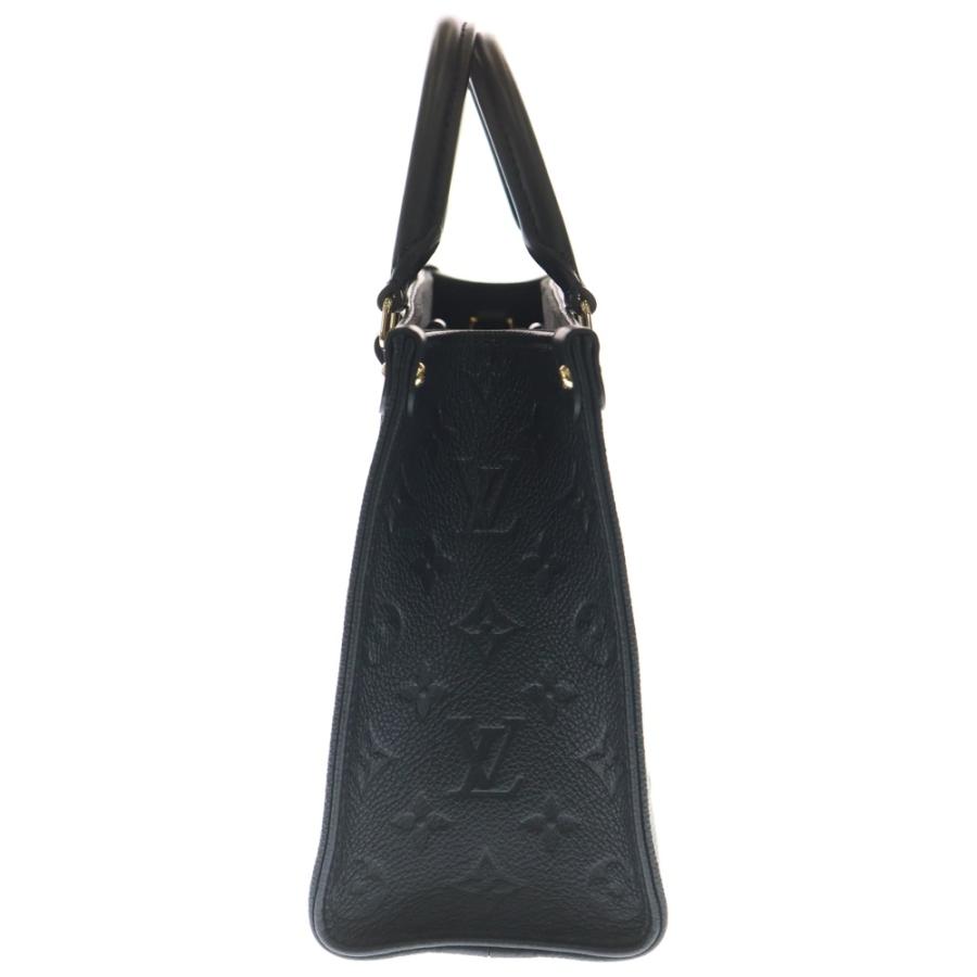 LOUIS VUITTON ルイヴィトン アンプラント オンザゴーPM 2WAYバッグ ハンドバッグ ショルダーバッグ トートバッグ ブラック レザー M45653 ゴールド金具 LOUIS VUITTON（ルイ・ヴィトン） 【新品同様】ルイヴィトン アン