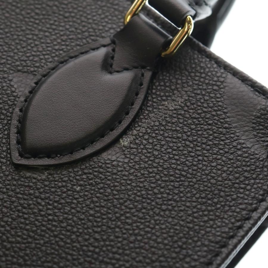 LOUIS VUITTON ルイヴィトン アンプラント オンザゴーPM 2WAYバッグ ハンドバッグ ショルダーバッグ トートバッグ ブラック レザー M45653 ゴールド金具 LOUIS VUITTON（ルイ・ヴィトン） 【新品同様】ルイヴィトン アン