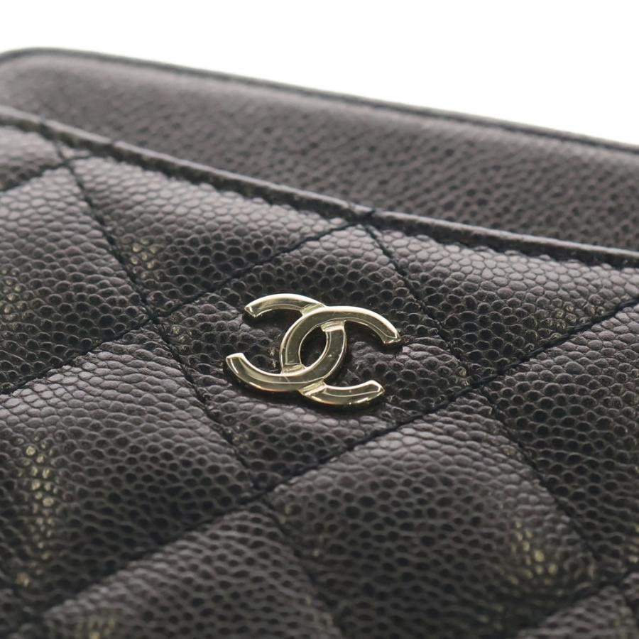 CHANEL（シャネル） マトラッセ コインケース キャビアスキン ブラック