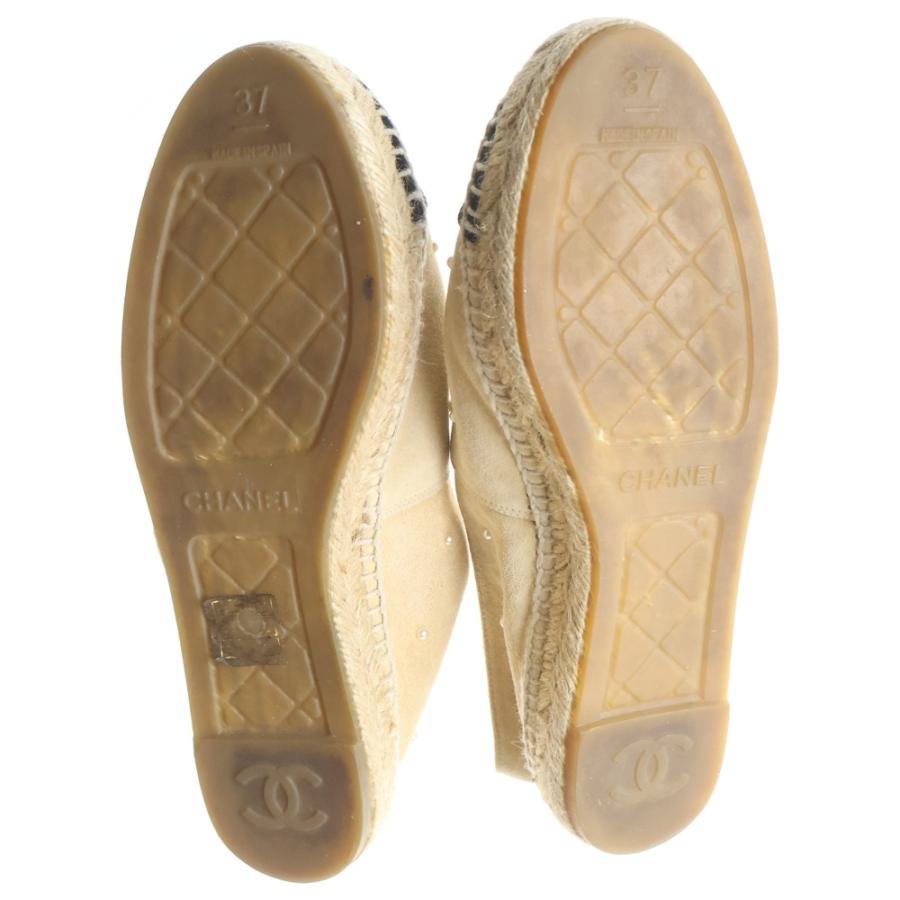 CHANEL（シャネル） ESPADRILLES パールCOCO装飾 エスパドリーユ 