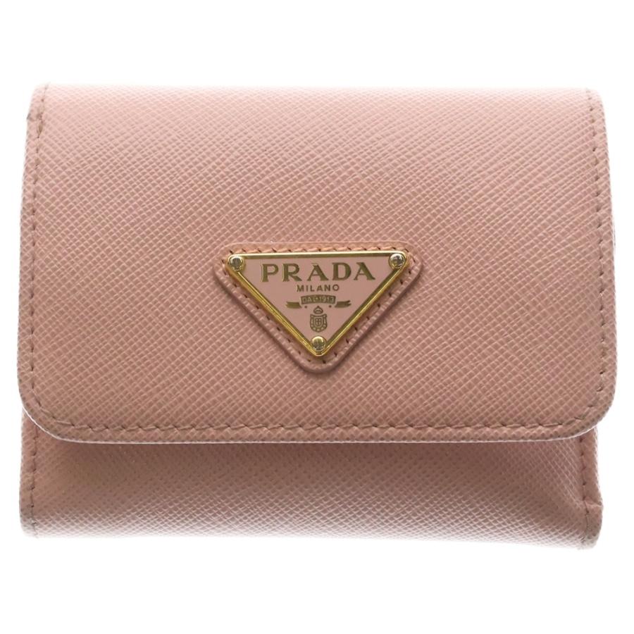 PRADA（プラダ） サフィアーノ コンパクトウォレット 三つ折り財布 