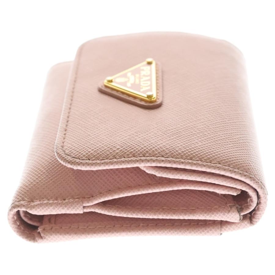 PRADA（プラダ） サフィアーノ コンパクトウォレット 三つ折り財布 