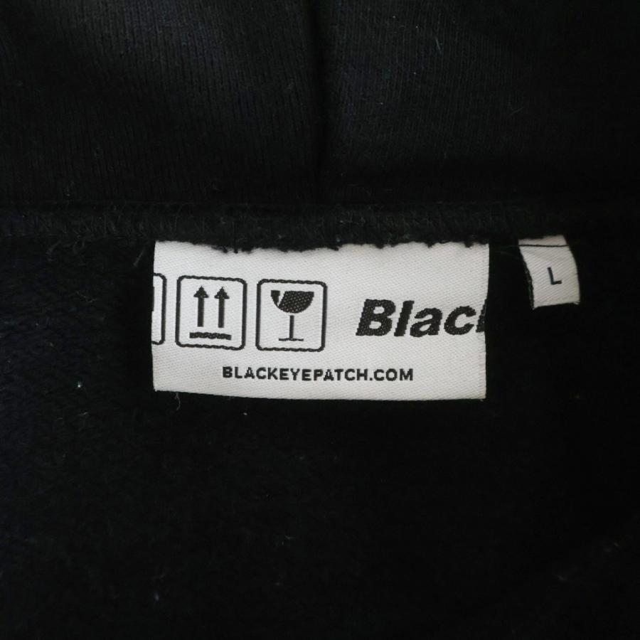 THE BLACK EYE PATCH ブラックアイパッチ ロゴ パーカー ブラック