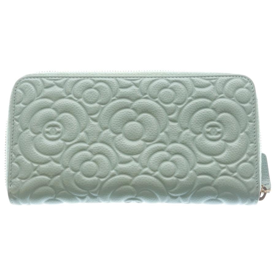 CHANEL（シャネル） カメリア ラウンドファスナー長財布 ロング 