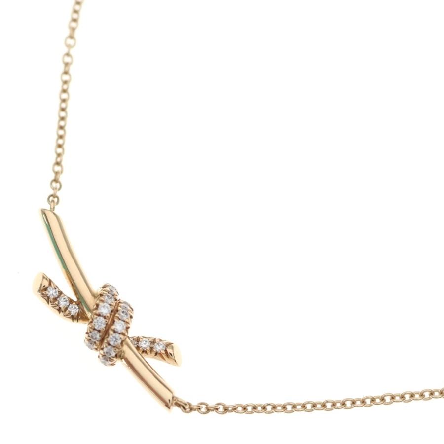 TIFFANY&Co.（ティファニー） TIFFANY & Co. ノット ダイヤネックレス 