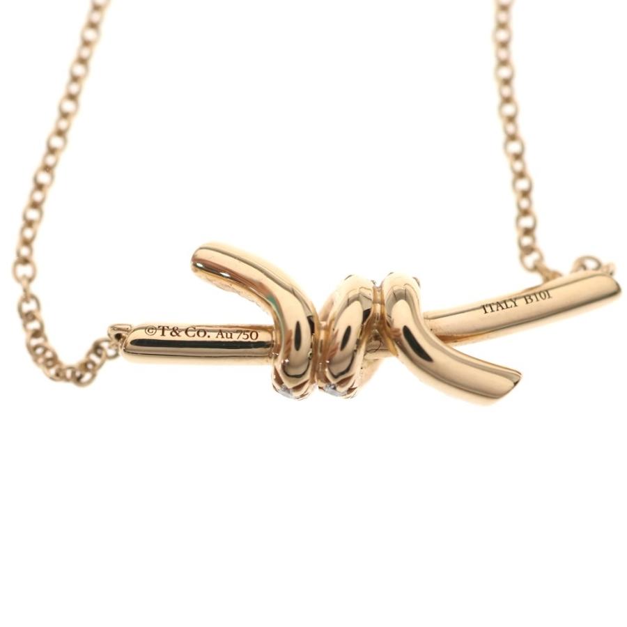 TIFFANY&Co.（ティファニー） TIFFANY & Co. ノット ダイヤネックレス 