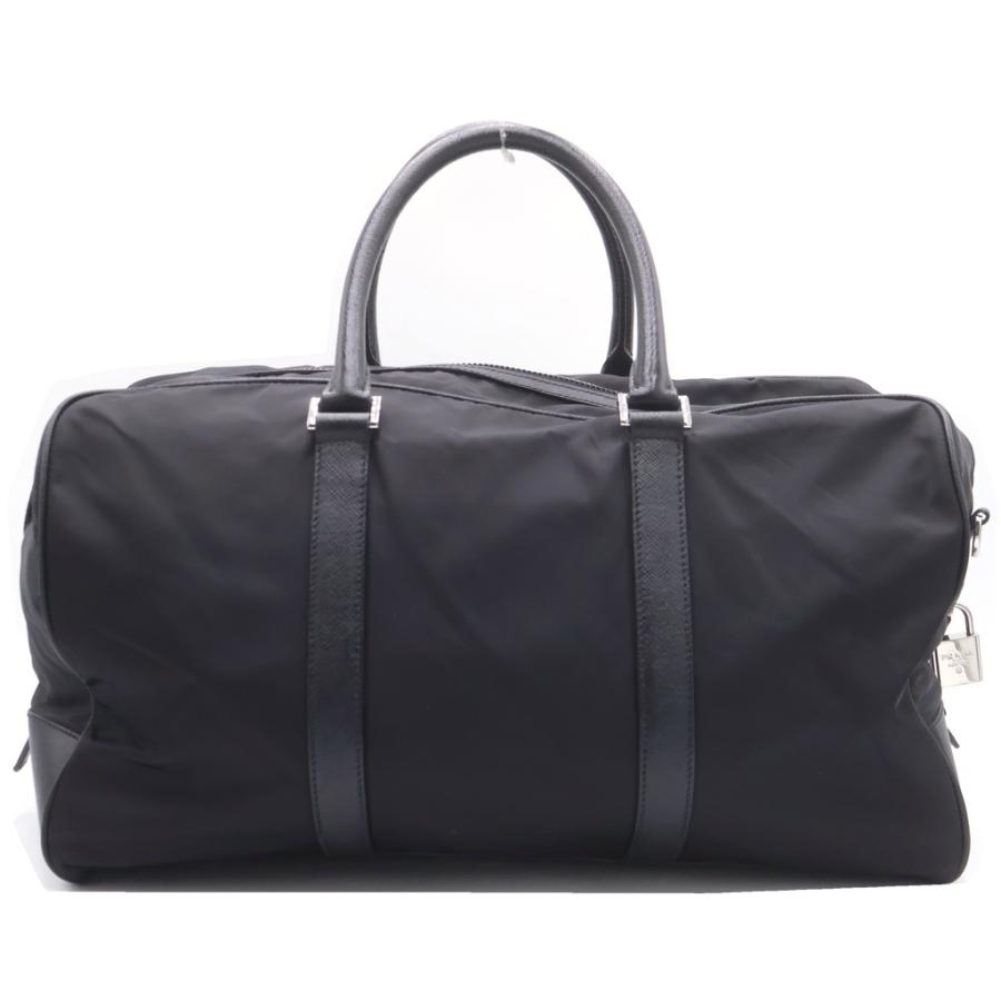 【美品！！✨】PRADA ボストンバッグ ナイロン トライアングルロゴ プレート PRADA（プラダ） テスート ナイロン トライアングルロゴプレート