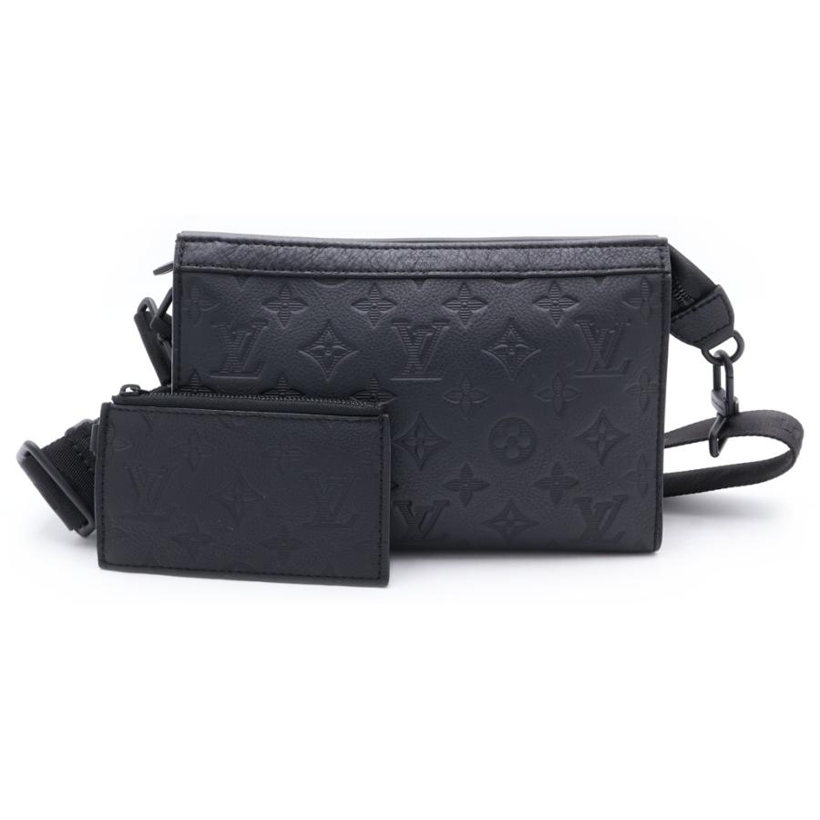 LOUIS VUITTON ルイヴィトン ガストン ウエアラ ブルウォレット ショルダーバック モノグラムシャドウ レザー ノワール M81115 LOUIS VUITTON（ルイ・ヴィトン） ガストン ウエアラ ブルウォレット