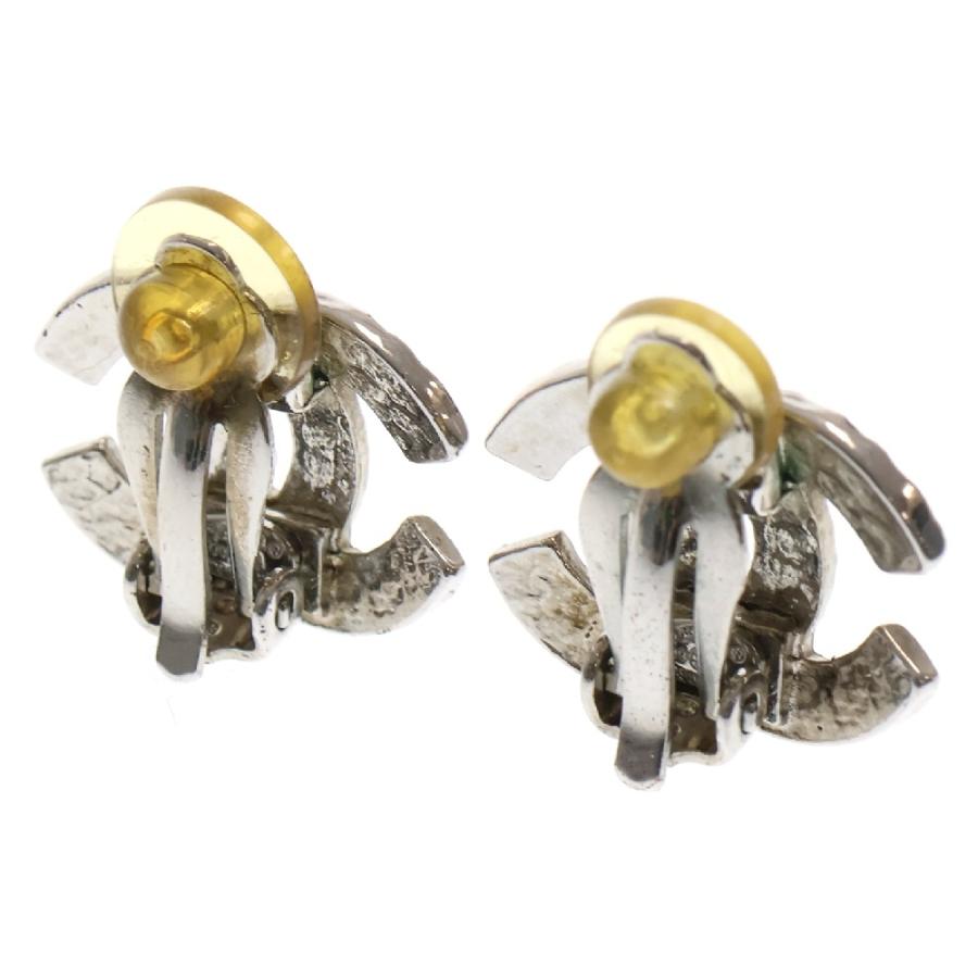 CHANEL シャネル ココマーク イヤリング シルバー アクセサリー 00A  