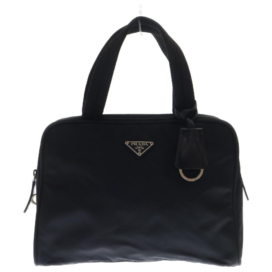PRADA プラダ テスート ハンドバッグ ブラック ナイロン  