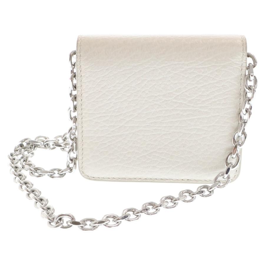 Maison Margiela 新品未使用チェーンウォレット 白　マルジェラ 楽天市場】メゾンマルジェラ 財布 レディース 4ステッチ チェーン