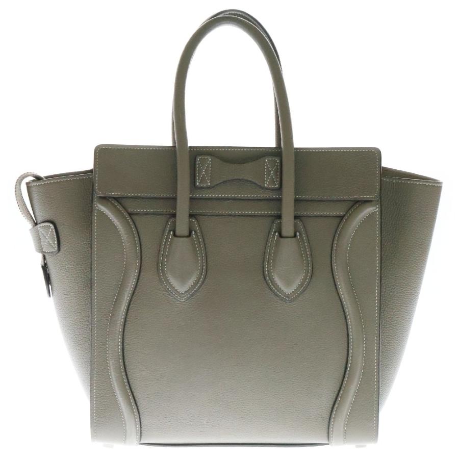 CELINE セリーヌ ラゲージ マイクロ ショッパー ハンドバッグ ベージュ