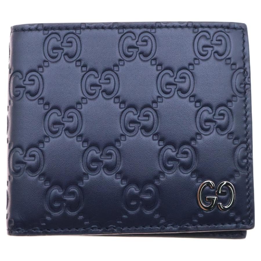人気商品☘ GUCCI グッチ GGシマ 本革 二つ折り コンパクトウォレット GUCCI（グッチ） グッチシマ 2つ折り財布 コンパクトウォレット