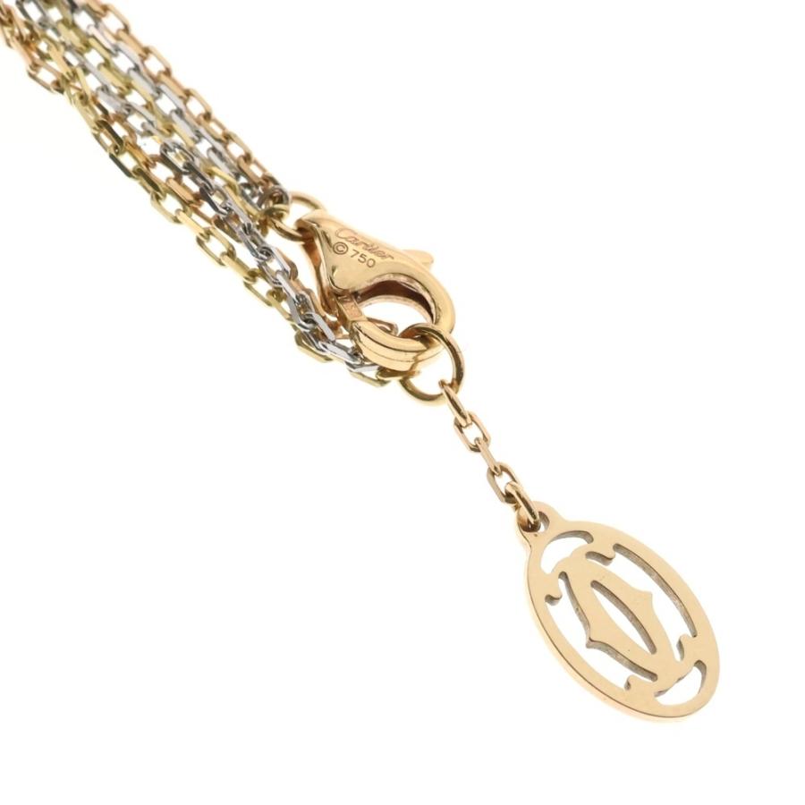 Cartier カルティエ トリニティ 3連チェーンネックレス
