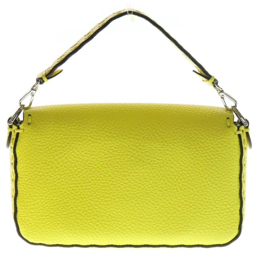 FENDI（フェンディ） バゲット ミニ セレリア イエロー レザー