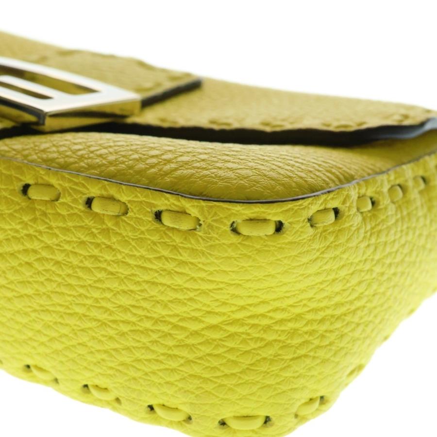 FENDI（フェンディ） バゲット ミニ セレリア イエロー レザー