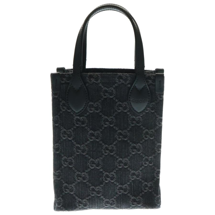 夜セール‼️グッチ　GG デニム　ミニショルダー／ハンドバッグ GUCCI（グッチ） GGデニム 2way ハンドバッグ ショルダーバッグ