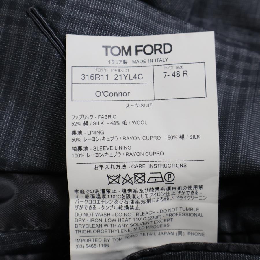 TOM FORD（トムフォード） セットアップスーツ チェック総柄 2B